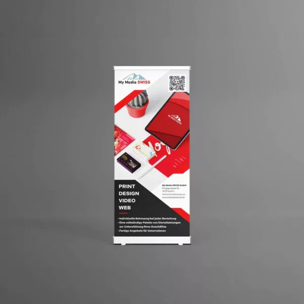 Rollup-Banner My Media SWISS