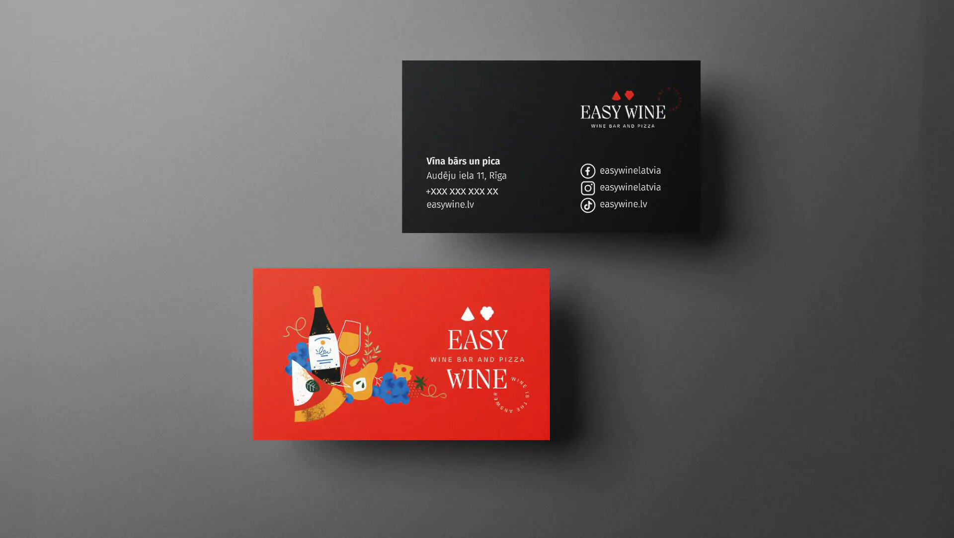 Visitenkarten Easy Wine